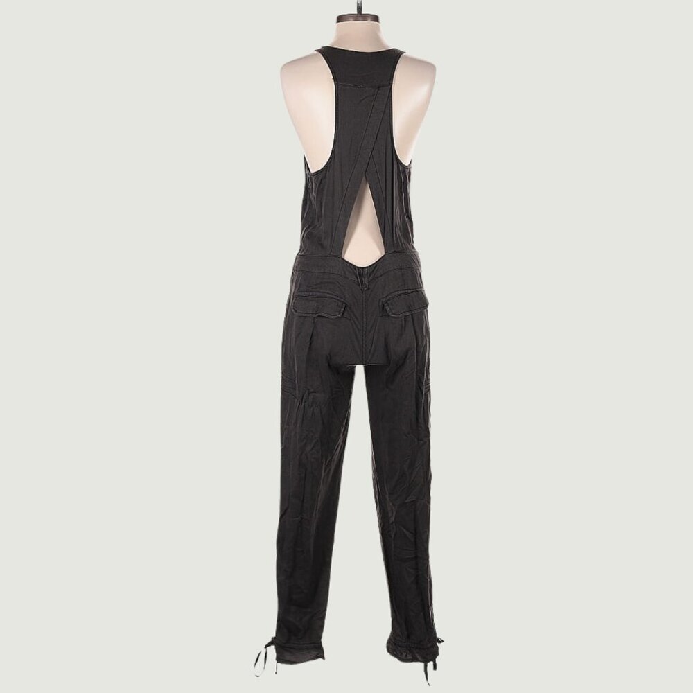 Free People Utilitarian Jumpsuit — Washed Black, Size 4 - Picture 6 of 8